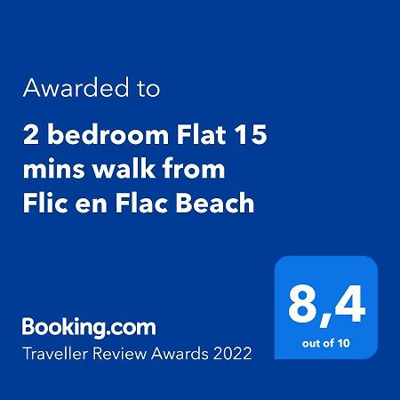 2 Bedroom Flat 15 Mins Walk From Flic En Flac Beach Экстерьер фото